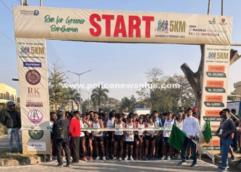 Burdwan Marathon organized by East Burdwan Police