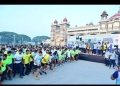 South Zone DIGP Leads Karnataka State Police Run at Mysore Palace