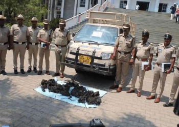 Kalaburgi SP Arrests Interstate Thieves for Solar Plant Copper Cable Theft