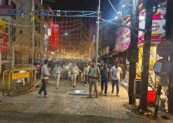 Belagavi City Commissioner Leads Foot Patrol to Ensure Peaceful Holi