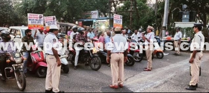 Kakinada Police conducted Road Safety Drive