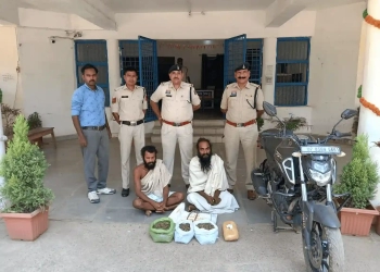 Fake Sadhus Caught with 4 Kg Ganja in Pusaur, Booked Under NDPS Act