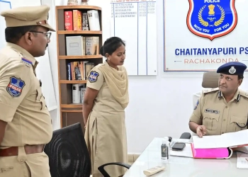 Rachakonda CP Inspects Chaitanyapuri Station