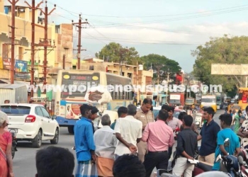 Palani Police Enforce Helmet Rule Strictly