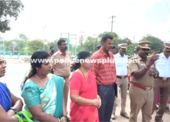 Karaikudi Police Lead Anti-Tobacco Rally with Students