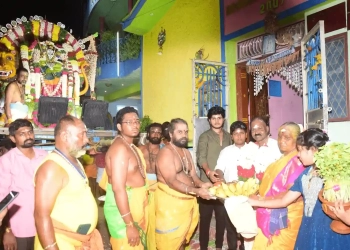 Goddess Paraded on Simha Vahanam