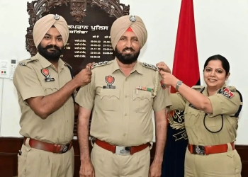 Inspectors Jagdeep, Jaskaran Promoted, Felicitated