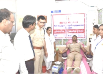Ariyalur Police Organize Blood Donation Drive