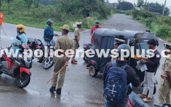 Police Strengthen Vigil in Chikmagaluru