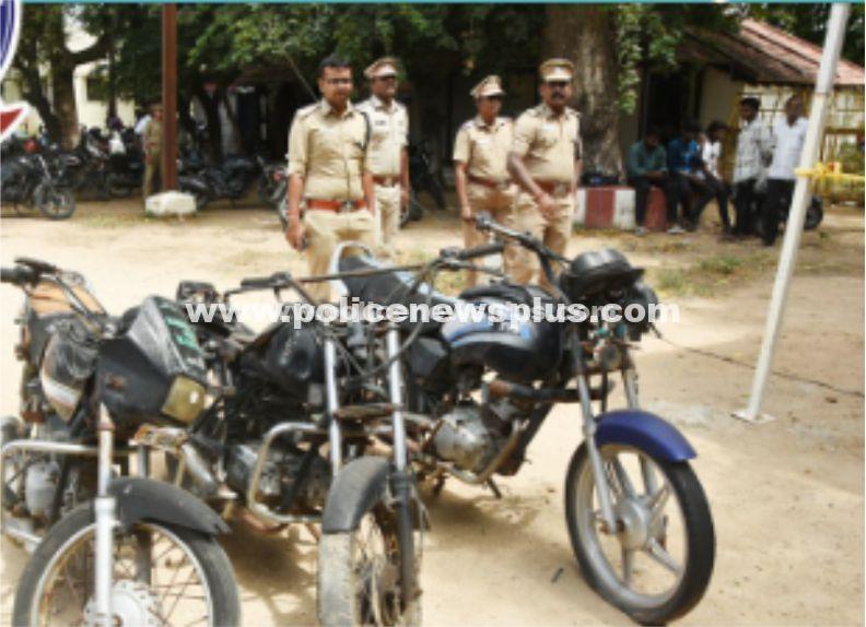 Ranipet Police Auction Seized Vehicles