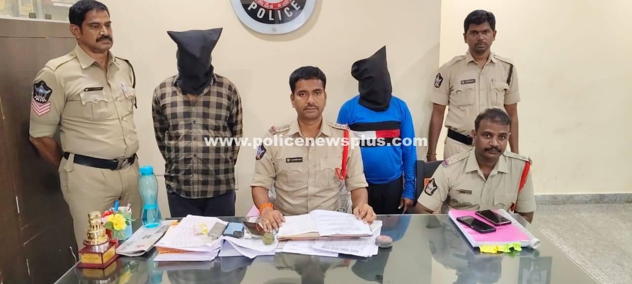 Srikakulam Police Seize Ganja, arrest Two