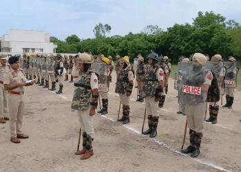 Fatehabad Police Hold Parade, Drill
