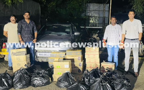 Palghar Police Seize Liquor, Car Worth ₹6.19 Lakh