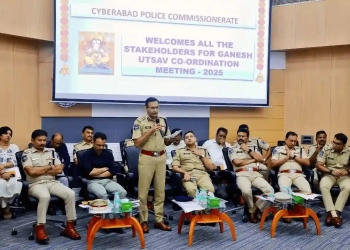 Cyberabad Police Review Ganesh Festival Preparations