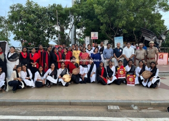 Drug Awareness Program Held at Besant Nagar Beach