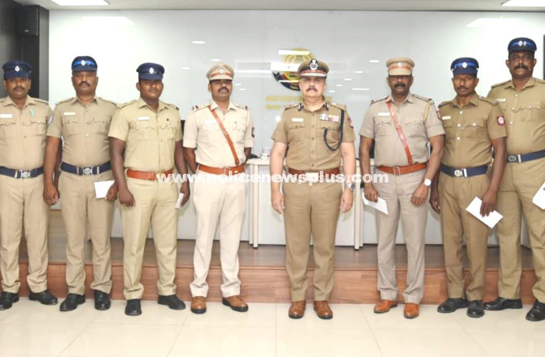 Avadi Police Honored for Service