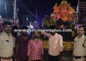 Srikakulam Police Ensure Peaceful Immersion