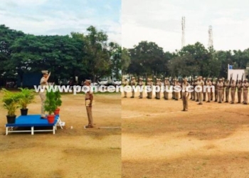 SP Inspects Police Parade Training