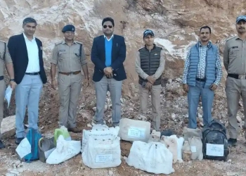 Gangolihat Police Destroy Seized Liquor
