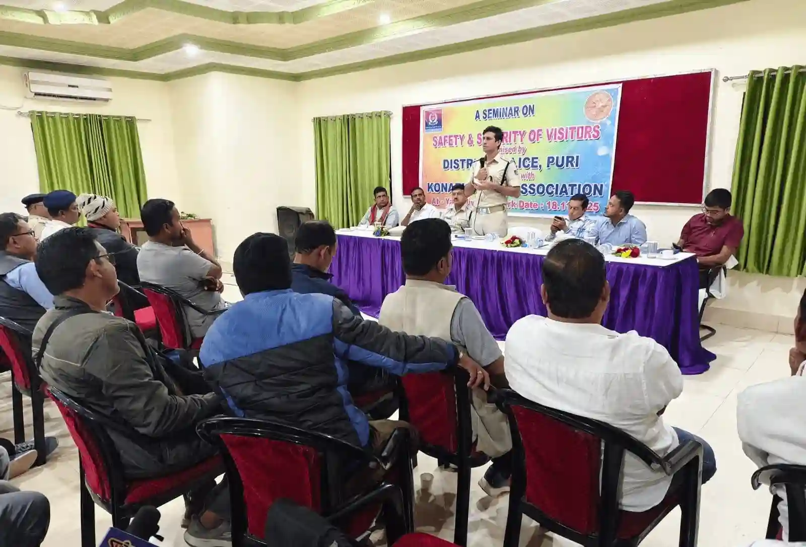 SP Discusses Konark Festival Security