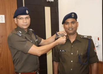 SSP Felicitates Deepak Singh’s Promotion