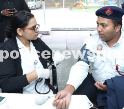 Delhi Traffic Police Hold Health Camps