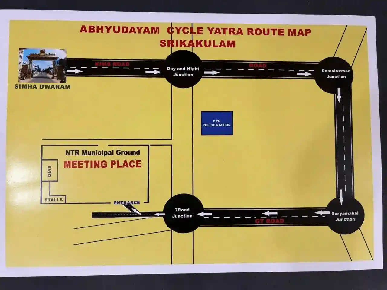 Police Lead Drug-Free Cycle Yatra