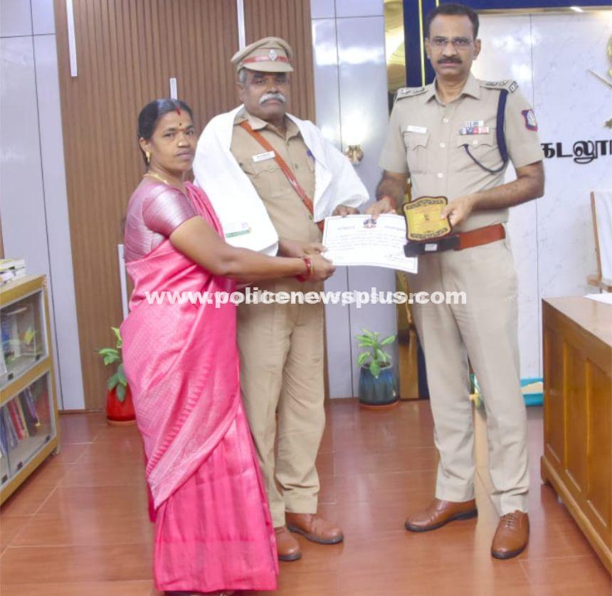Sub-Inspector Honored for Meritorious Service