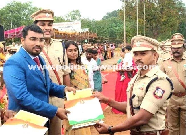 DySP Karthik Honoured for Outstanding Service
