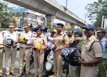 Malkajgiri Police Launch Helmet Bank