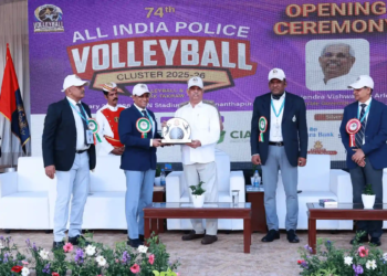 74th Police Volleyball Begins in Thiruvananthapuram