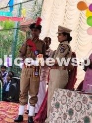 Student Police Cadets Parade Impresses All