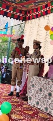 Student Police Cadets Parade Impresses All