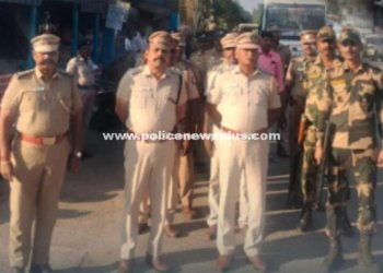 Security Flag March Held in Kamuthi