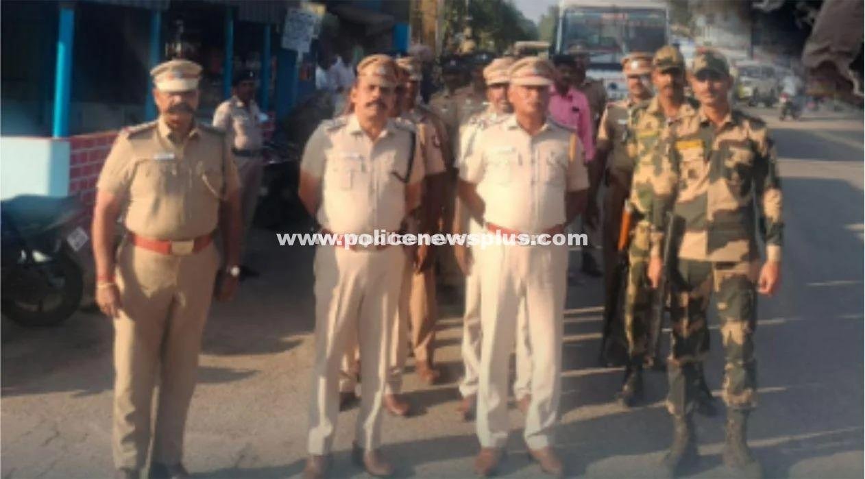 Security Flag March Held in Kamuthi