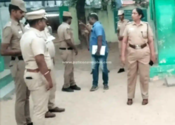 SP Inspects Polling Station Security
