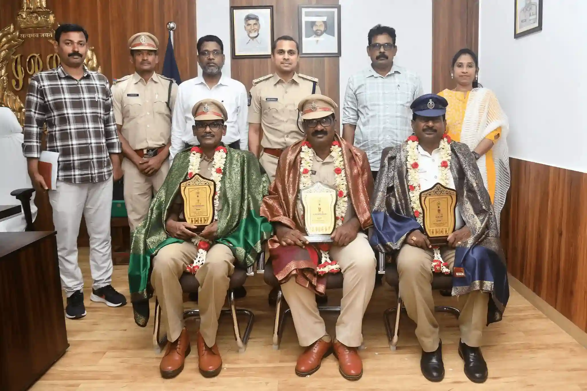 Retiring Officers Honoured with Pride