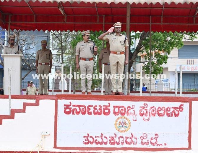 Weekly Parade Held, Personnel Reviewed