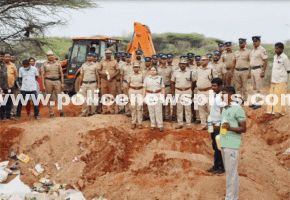 Police Destroy Illegal Tobacco Products