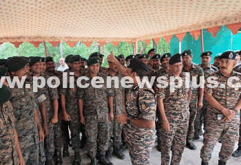 CRPF Chief Motivates CoBRA Troops