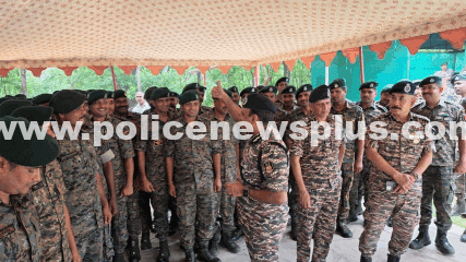 CRPF Chief Motivates CoBRA Troops