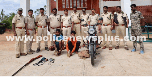 Bandipur STF Arrests Two Wildlife Poachers