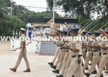 KGF Police Review Weekly Parade