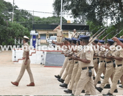 KGF Police Review Weekly Parade