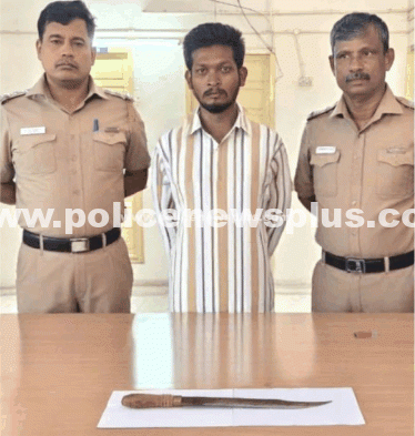 Long Knife-Wielding Youth Arrested