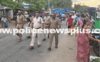Police Foot Patrol in Dindigul