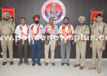 Pathankot Police Honor Retiring Personnel