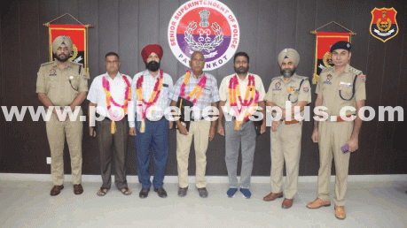 Pathankot Police Honor Retiring Personnel