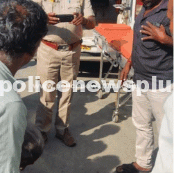 Private Bus Collides with Two-Wheeler