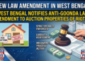 West Bengal Notifies Anti-Goonda Law Amendment to Auction Properties of Rioters